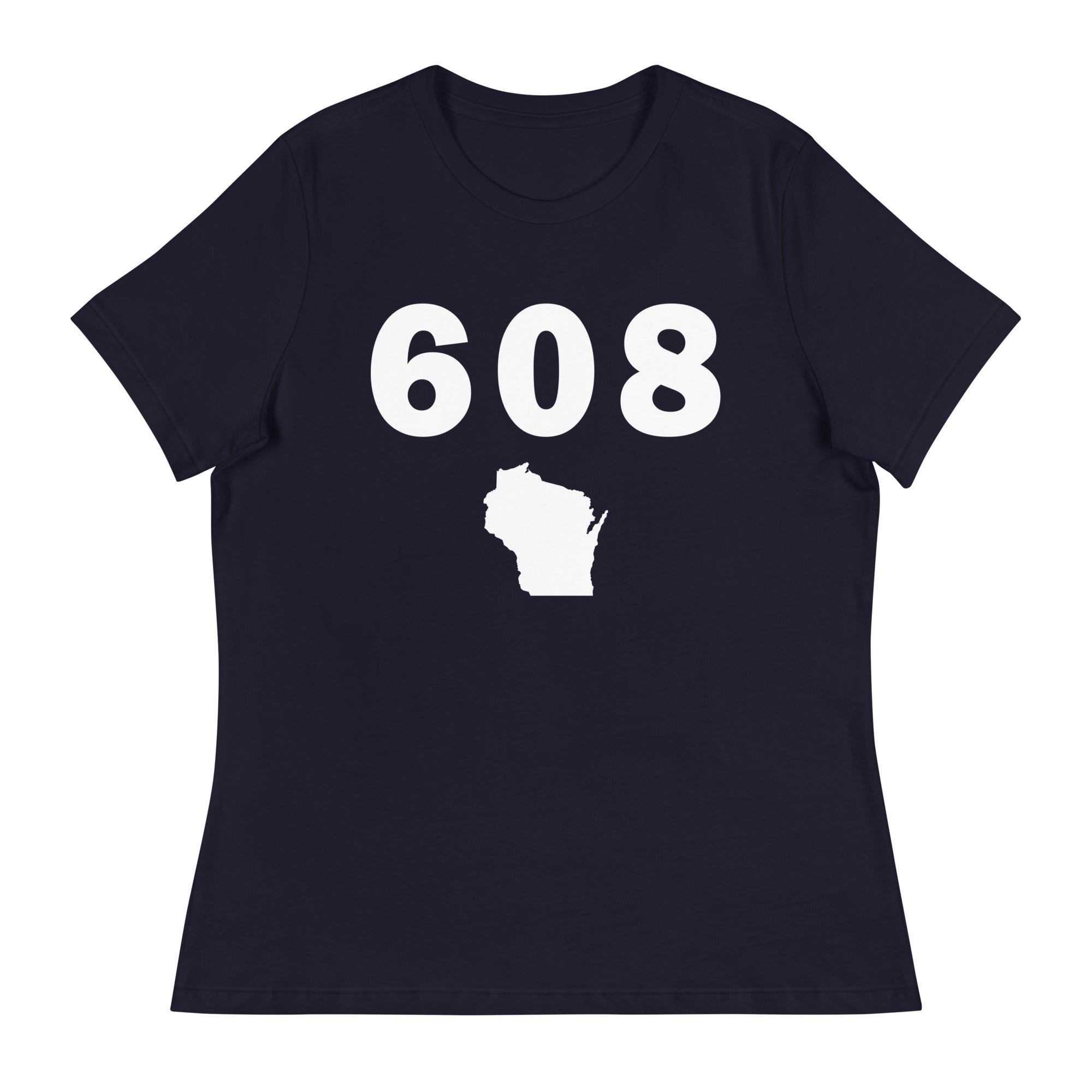 608 Area Code Women's Relaxed T Shirt