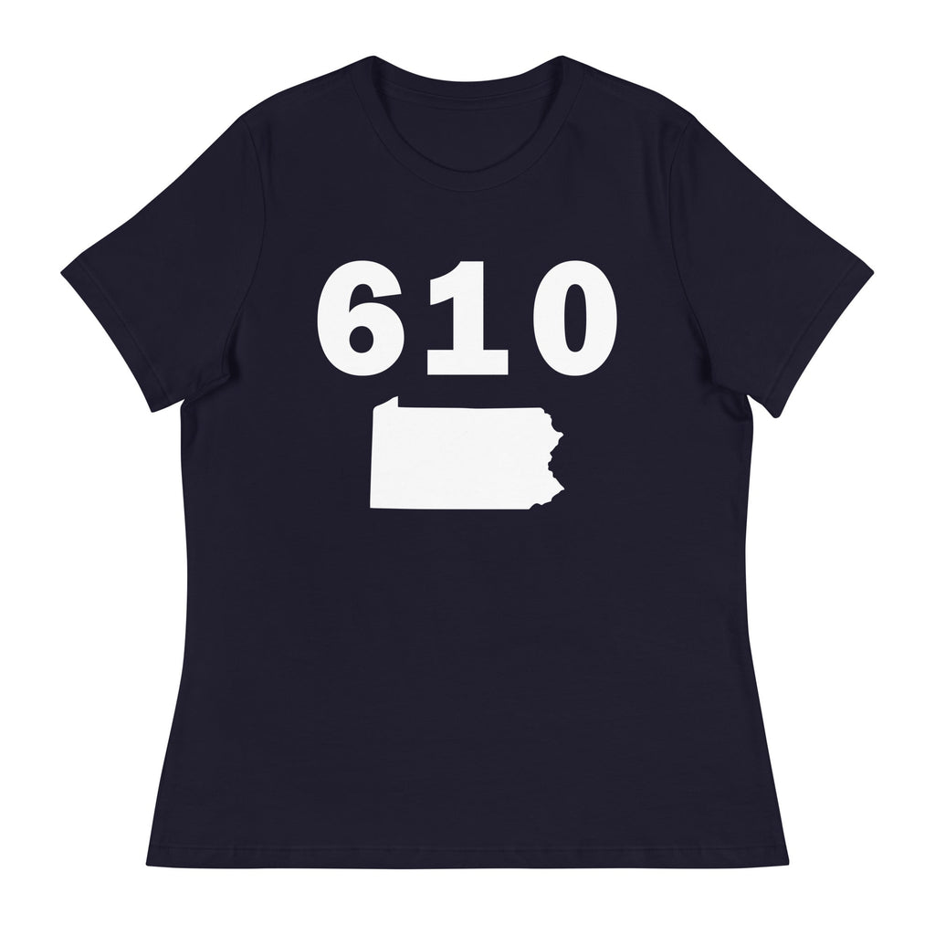 610 Area Code Women's Relaxed T Shirt
