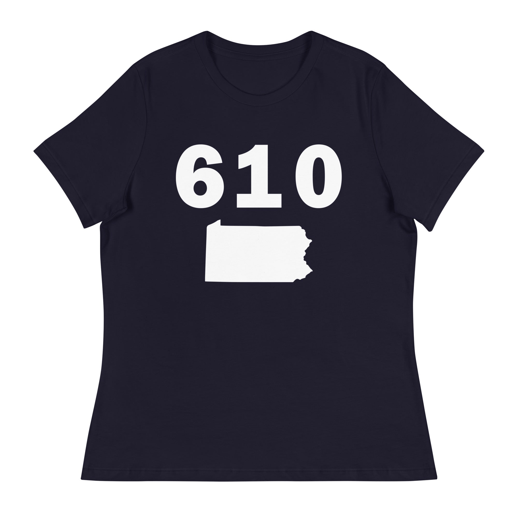 610 Area Code Women's Relaxed T Shirt