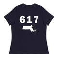 617 Area Code Women's Relaxed T Shirt