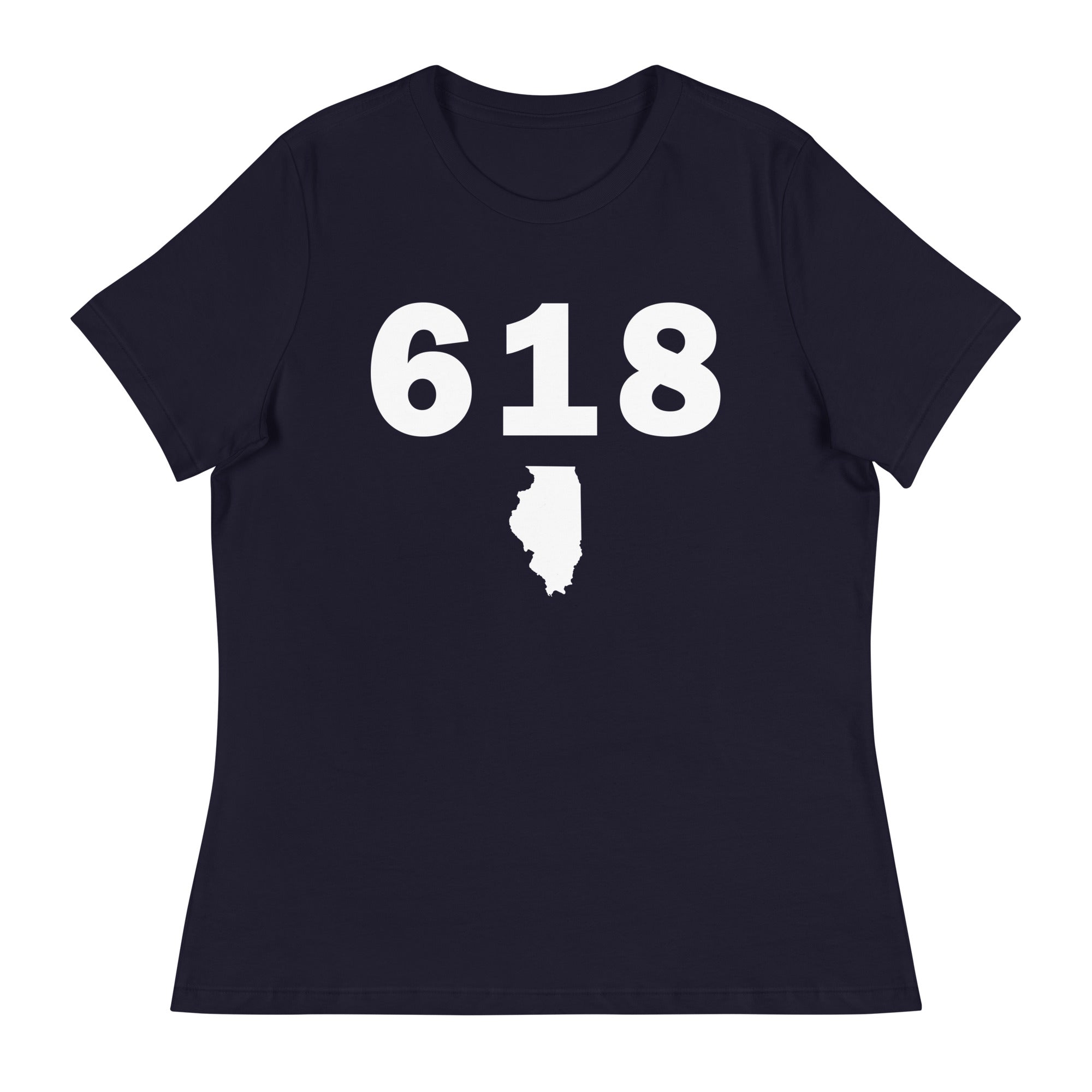 618 Area Code Women's Relaxed T Shirt