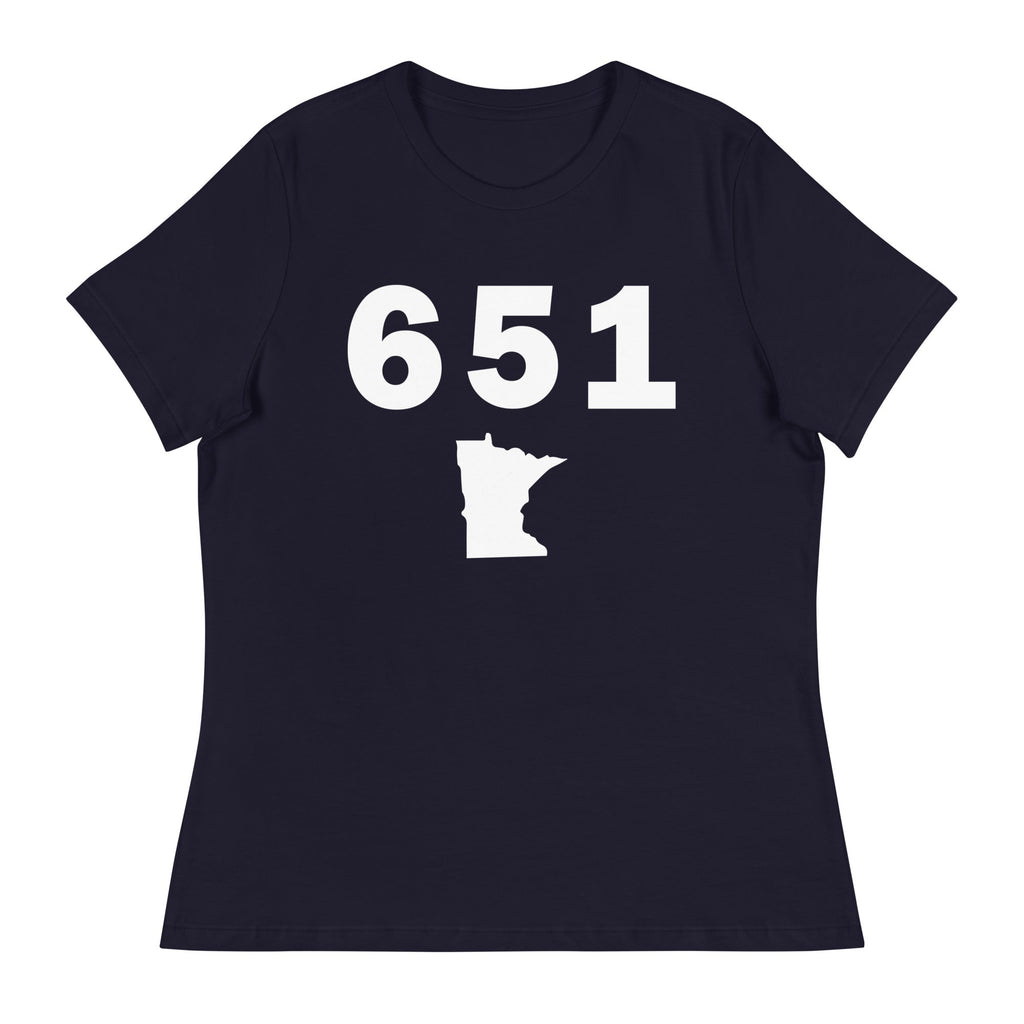 651 Area Code Women's Relaxed T Shirt