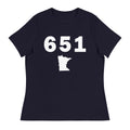 651 Area Code Women's Relaxed T Shirt
