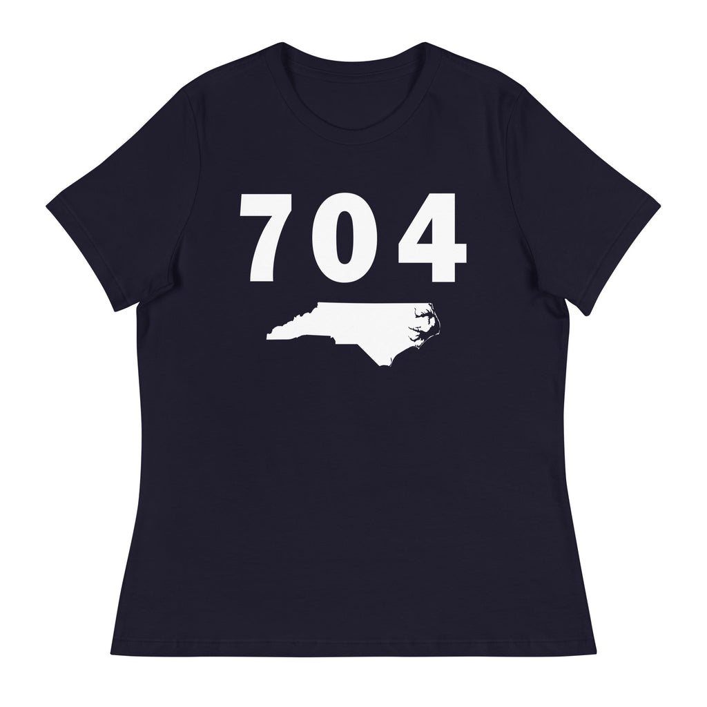 704 Area Code Women's Relaxed T Shirt