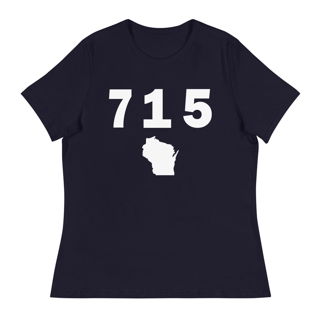 715 Area Code Women's Relaxed T Shirt