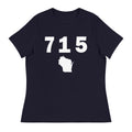 715 Area Code Women's Relaxed T Shirt