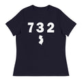 732 Area Code Women's Relaxed T Shirt