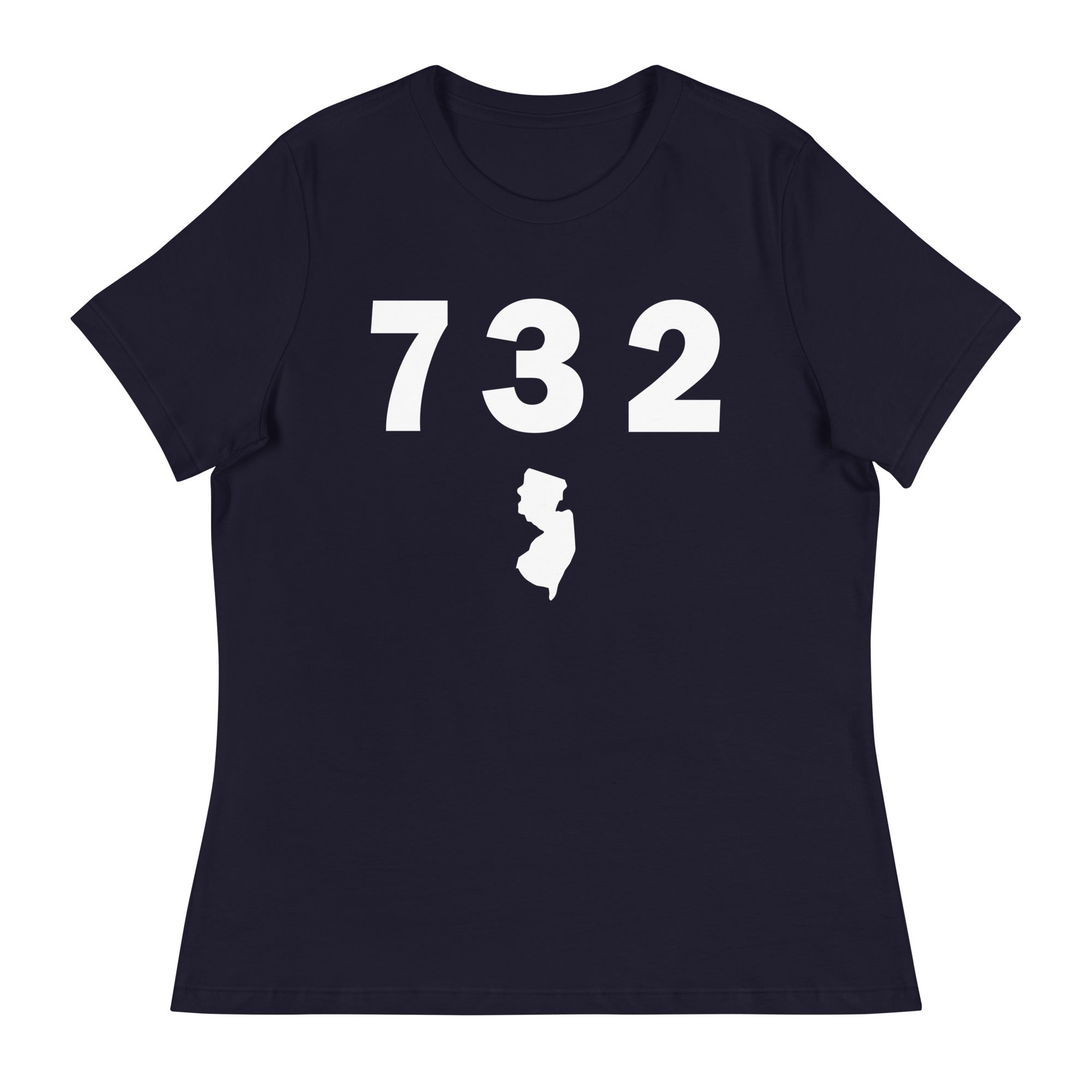 732 Area Code Women's Relaxed T Shirt
