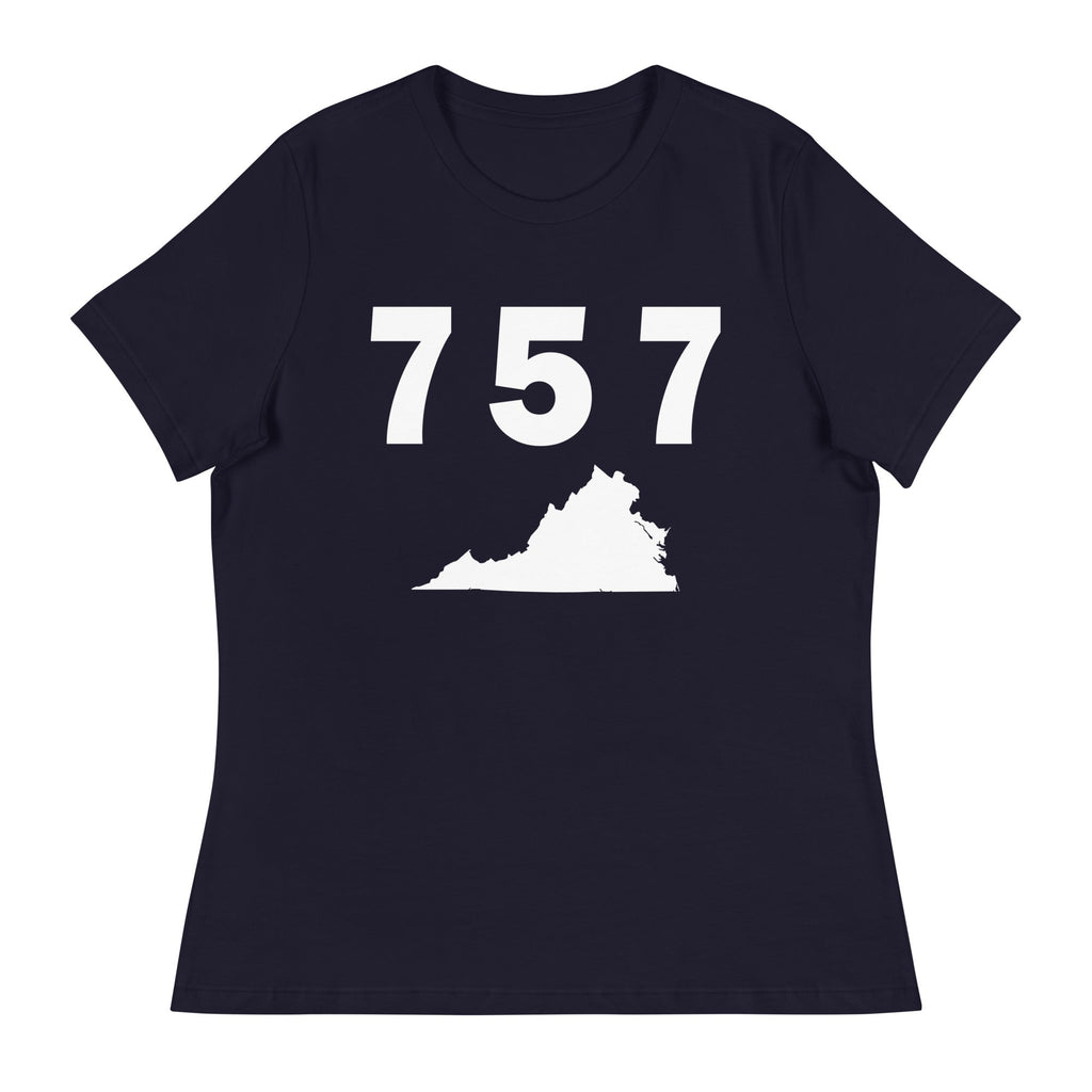 757 Area Code Women's Relaxed T Shirt