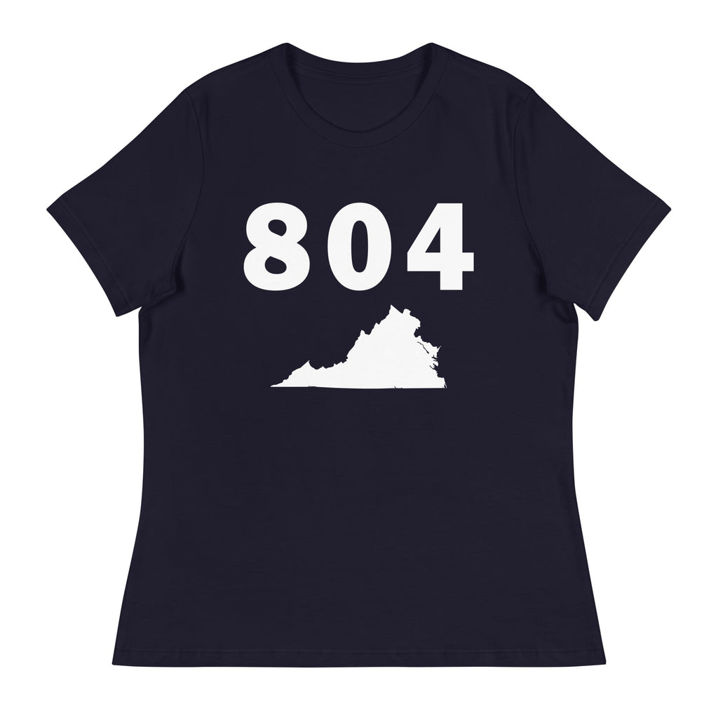 804 Area Code Women's Relaxed T Shirt