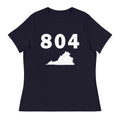 804 Area Code Women's Relaxed T Shirt