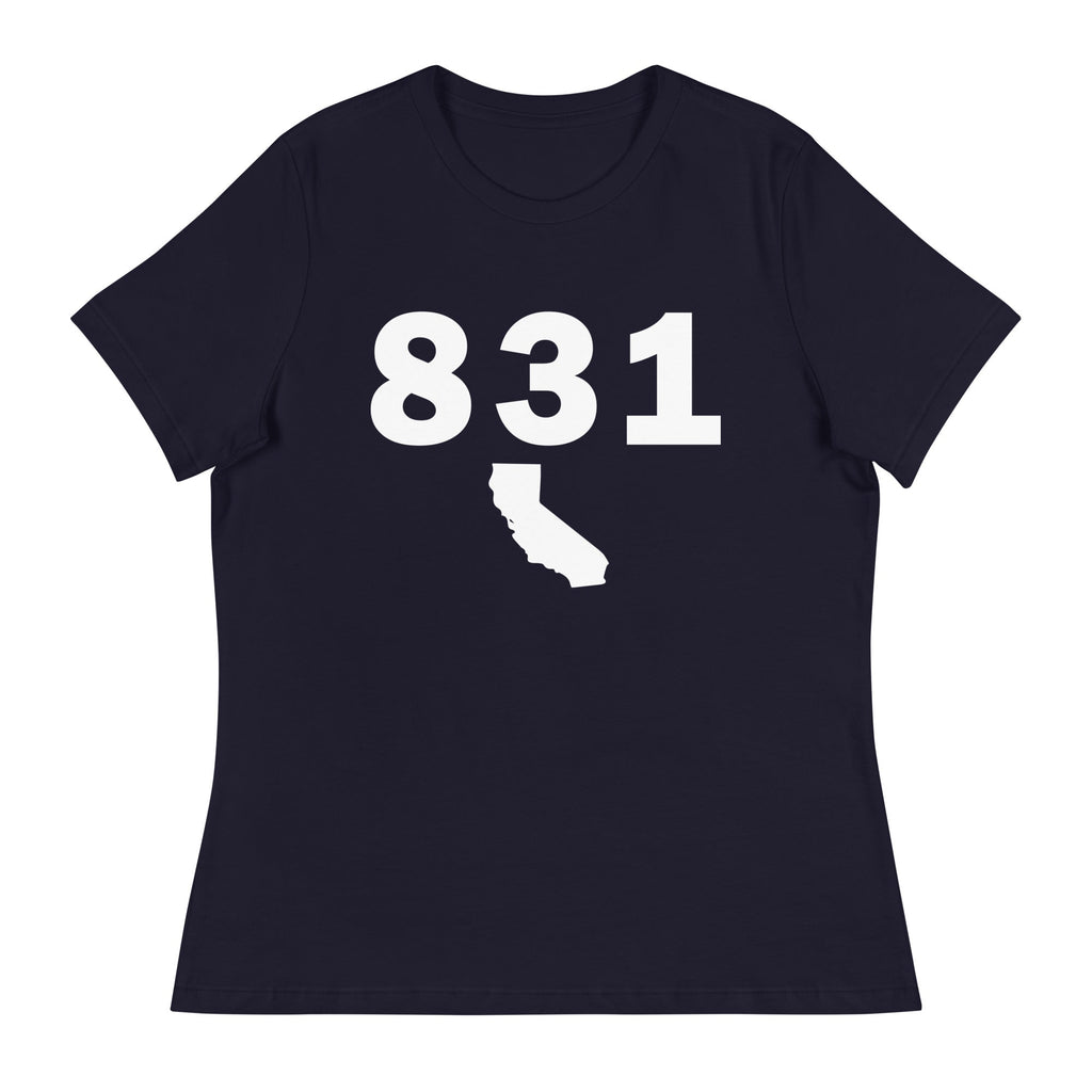 831 Area Code Women's Relaxed T Shirt