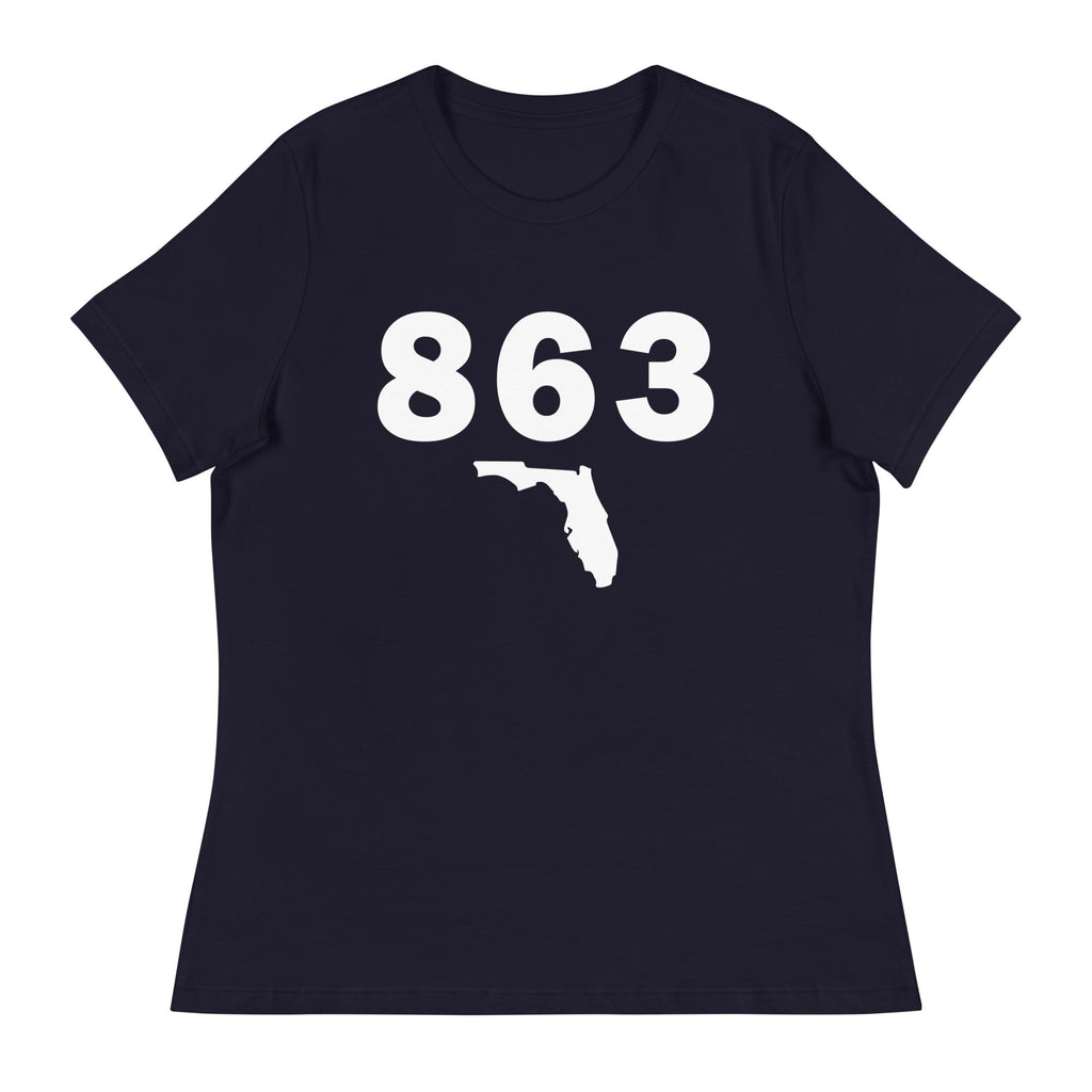 863 Area Code Women's Relaxed T Shirt