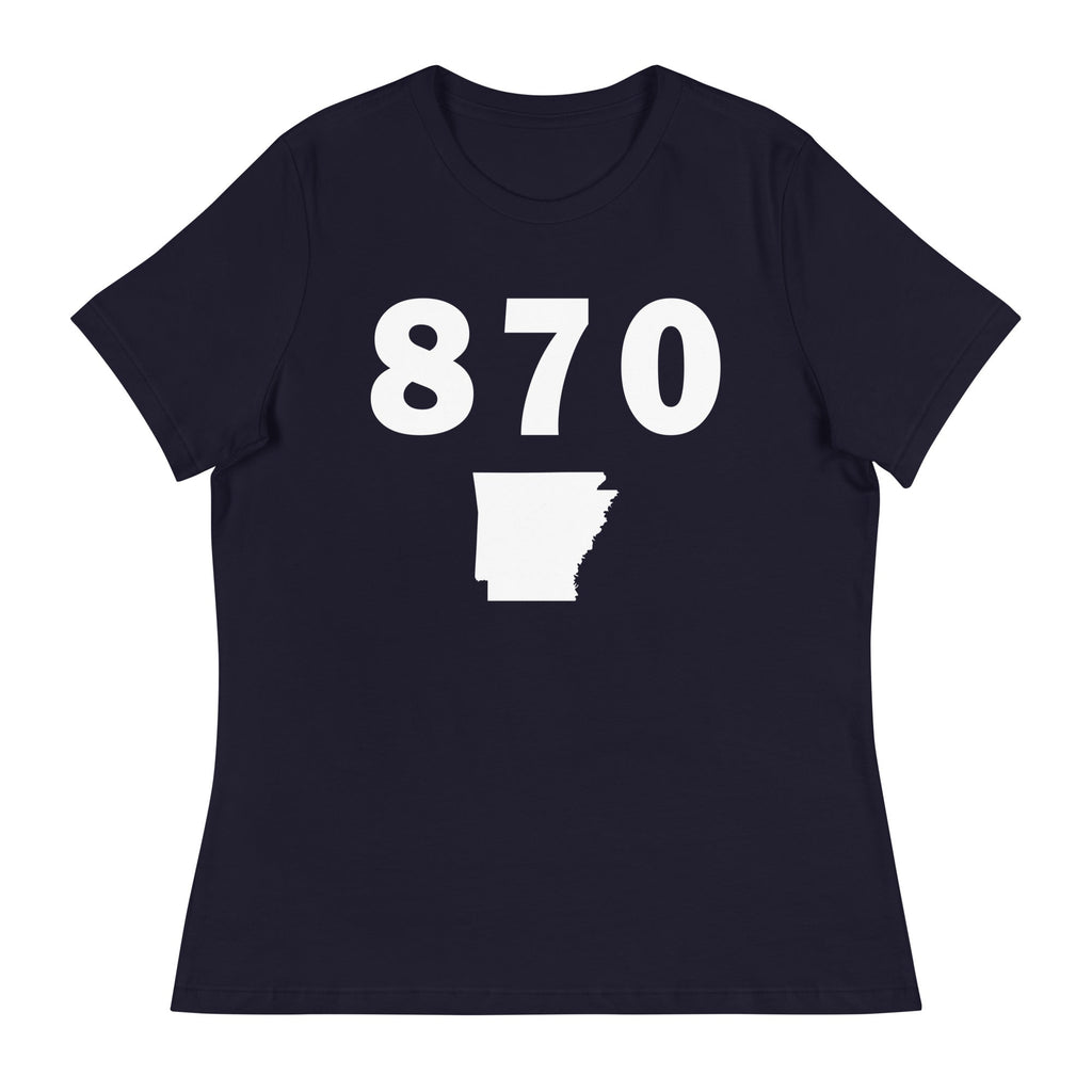 870 Area Code Women's Relaxed T Shirt