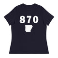 870 Area Code Women's Relaxed T Shirt