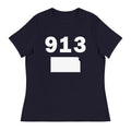 913 Area Code Women's Relaxed T Shirt