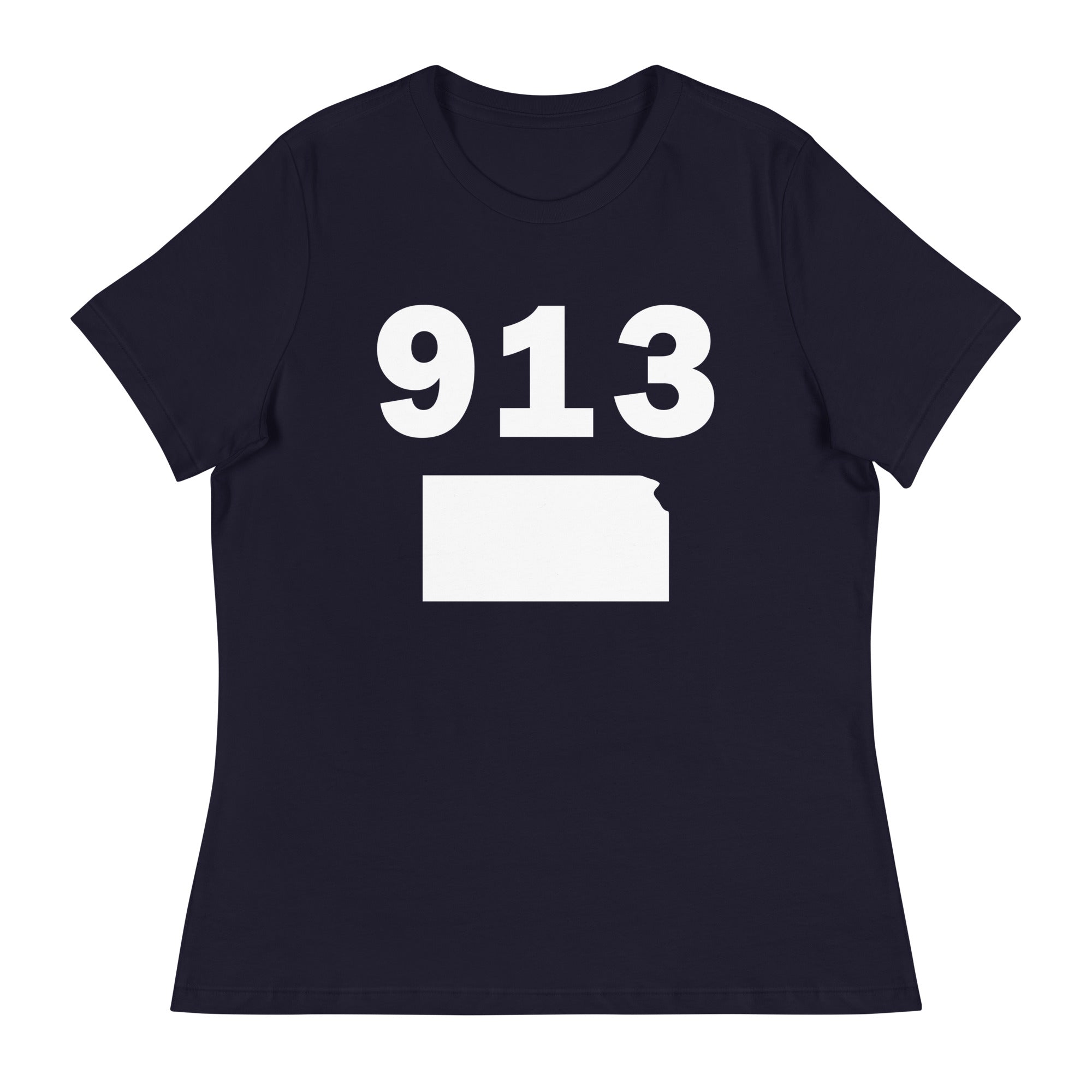 913 Area Code Women's Relaxed T Shirt