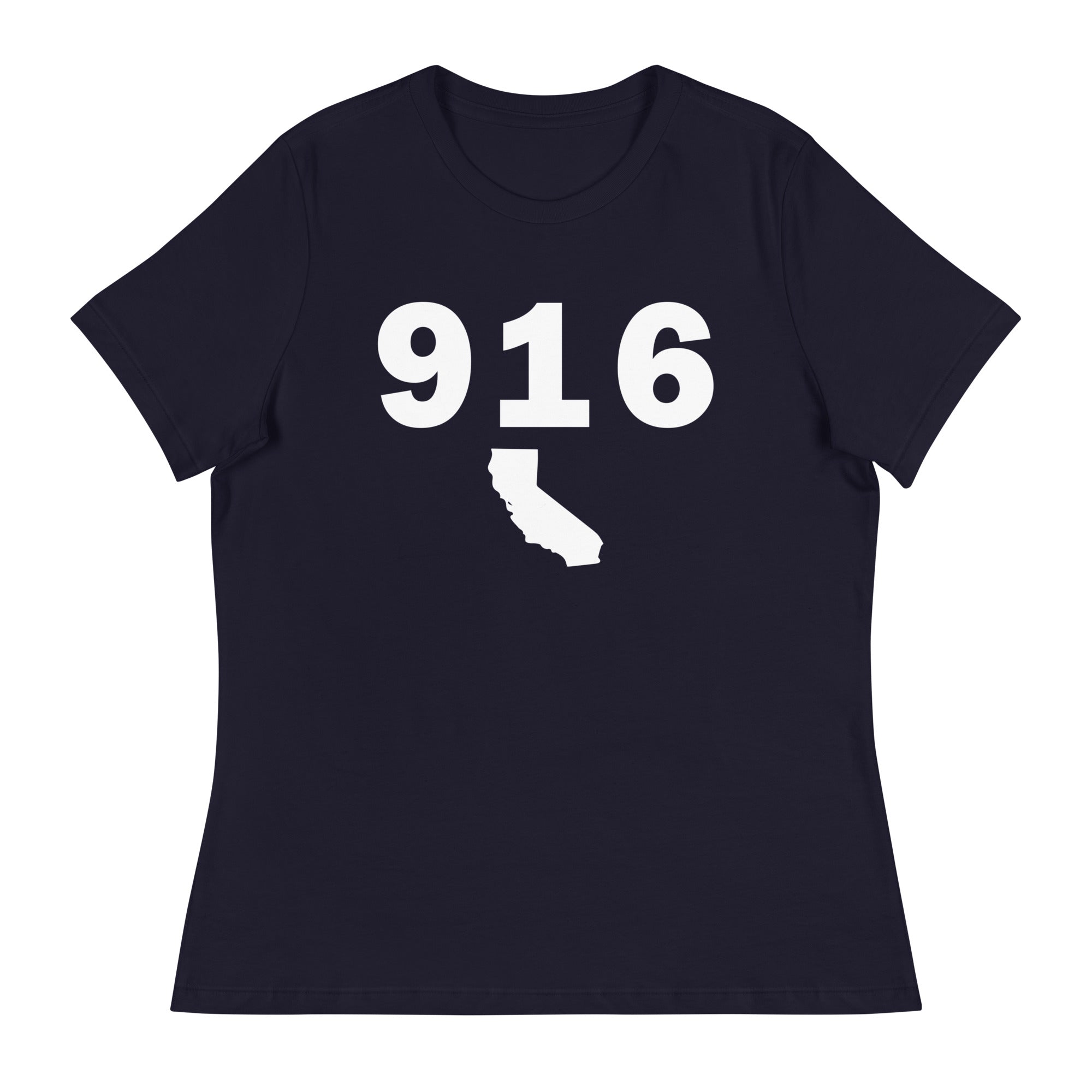 916 Area Code Women's Relaxed T Shirt