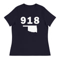 918 Area Code Women's Relaxed T Shirt