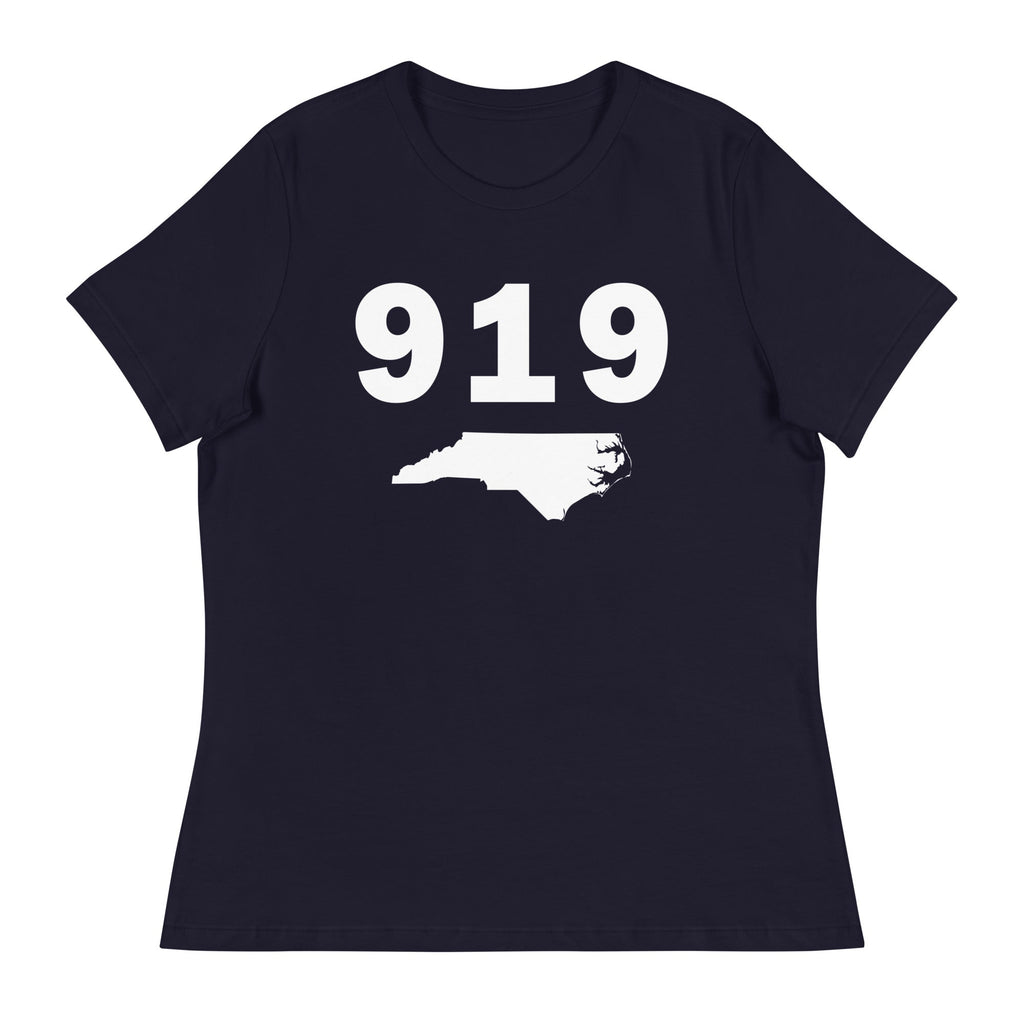 919 Area Code Women's Relaxed T Shirt