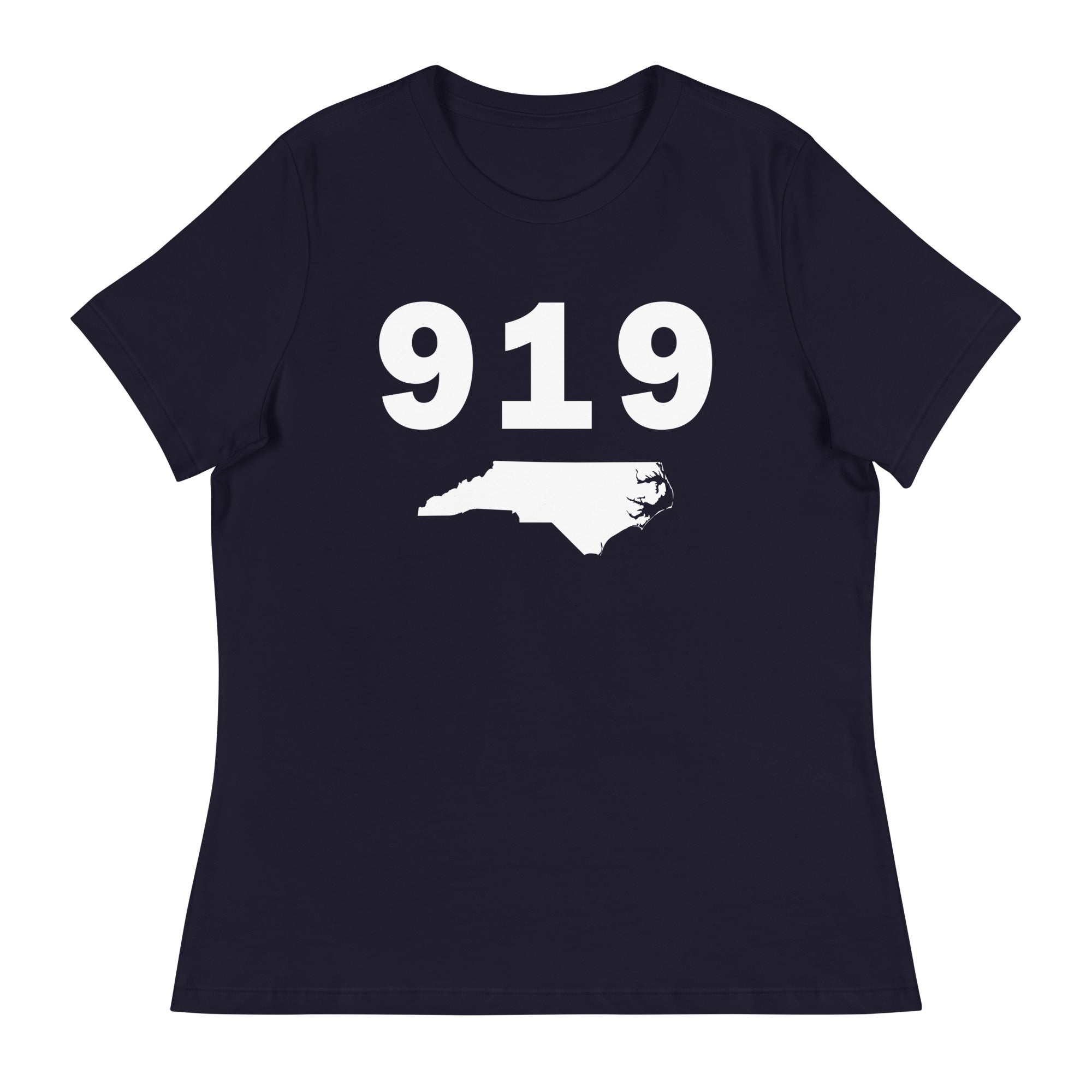 919 Area Code Women's Relaxed T Shirt
