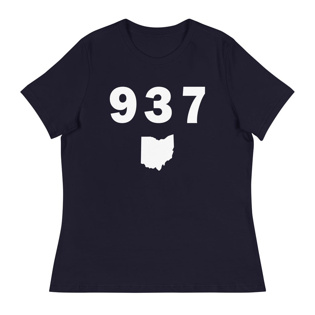 937 Area Code Women's Relaxed T Shirt