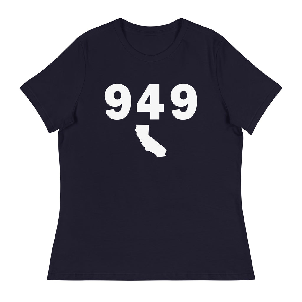 949 Area Code Women's Relaxed T Shirt