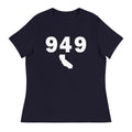 949 Area Code Women's Relaxed T Shirt