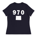 970 Area Code Women's Relaxed T Shirt