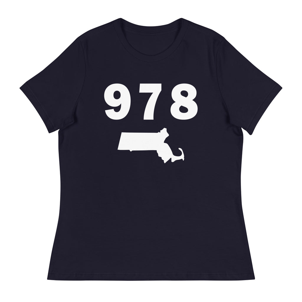 978 Area Code Women's Relaxed T Shirt