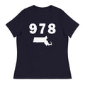 978 Area Code Women's Relaxed T Shirt