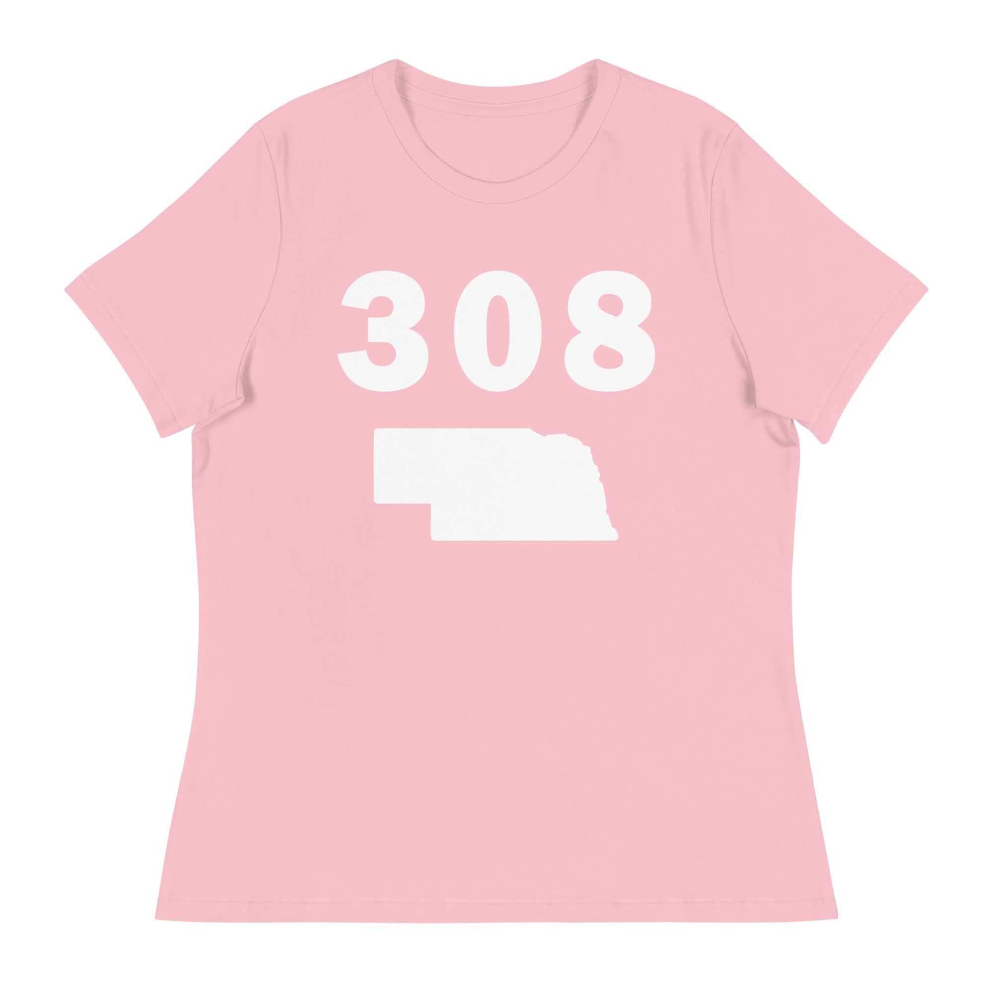 308 Area Code Women's Relaxed T Shirt