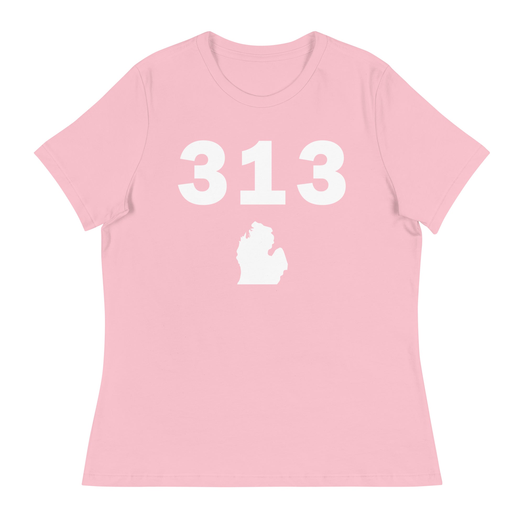 313 Area Code Women's Relaxed T Shirt