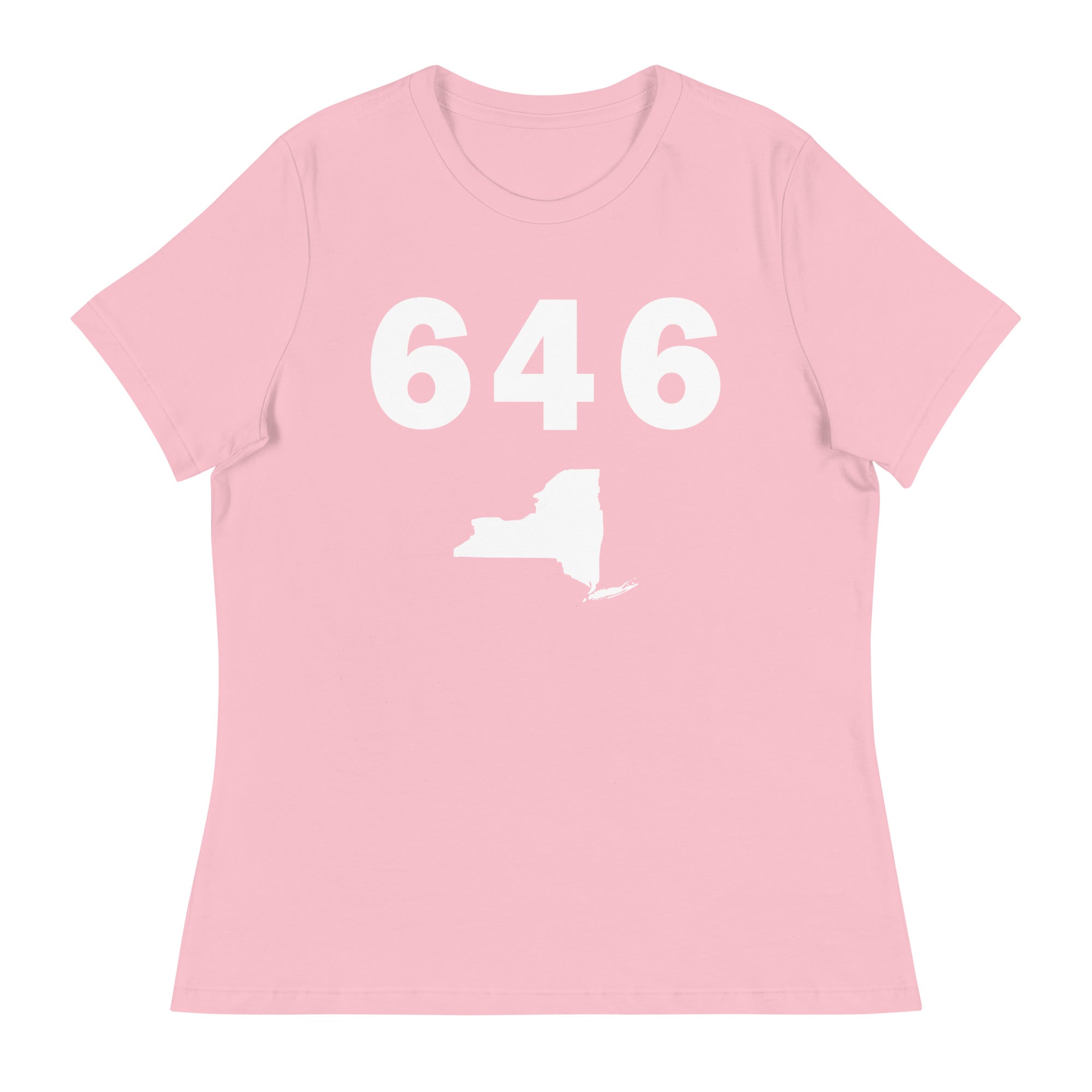 646 Area Code Women's Relaxed T Shirt