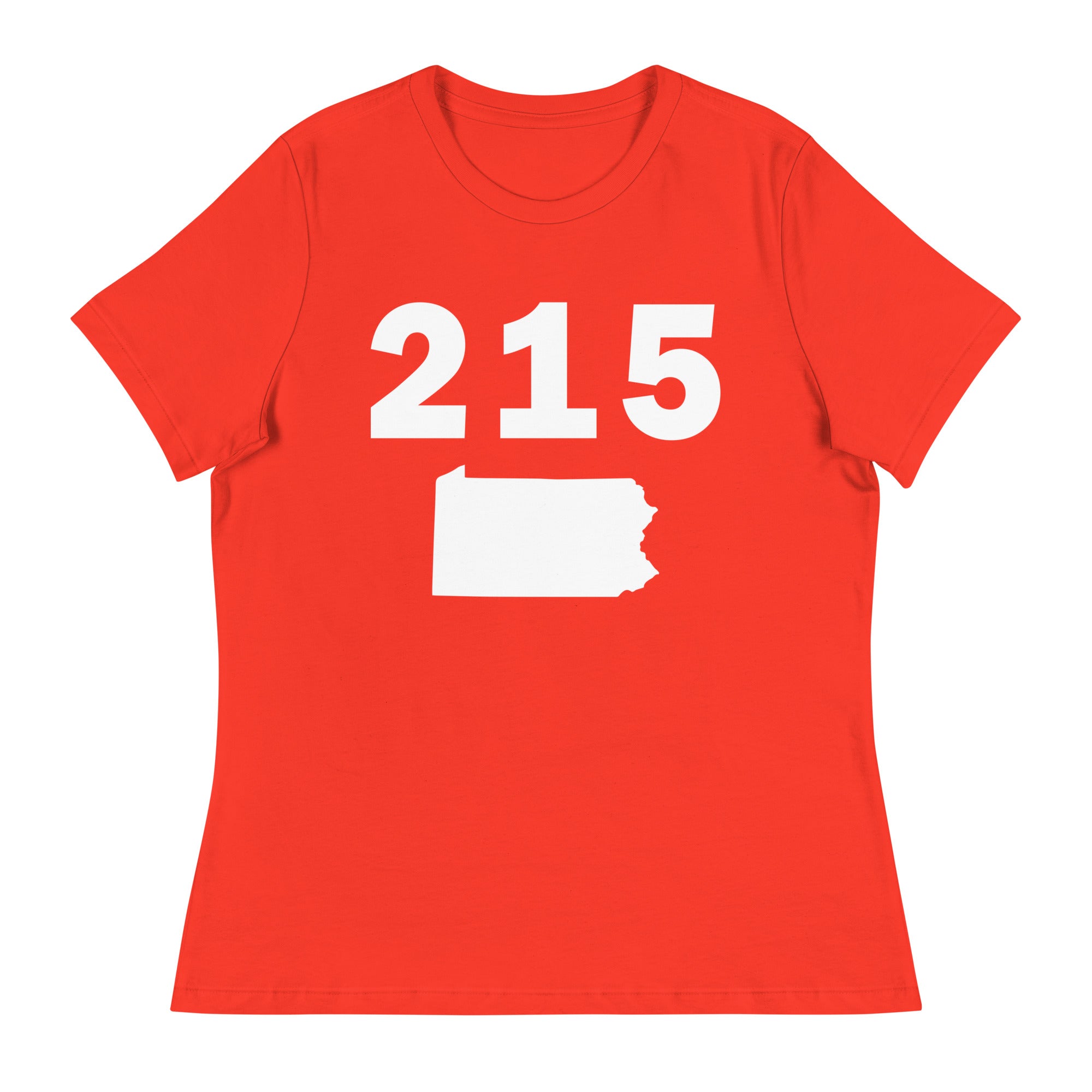 215 Area Code Women's Relaxed T Shirt