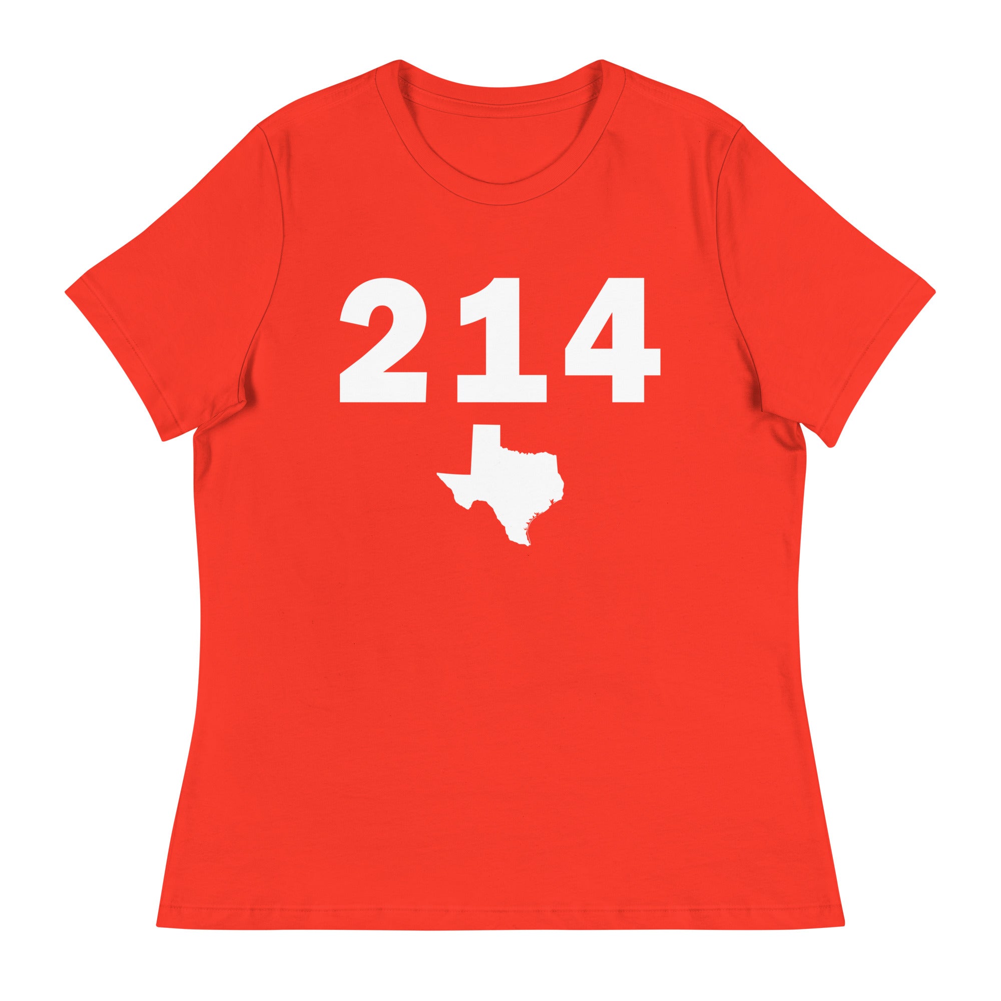 214 Area Code Women's Relaxed T Shirt