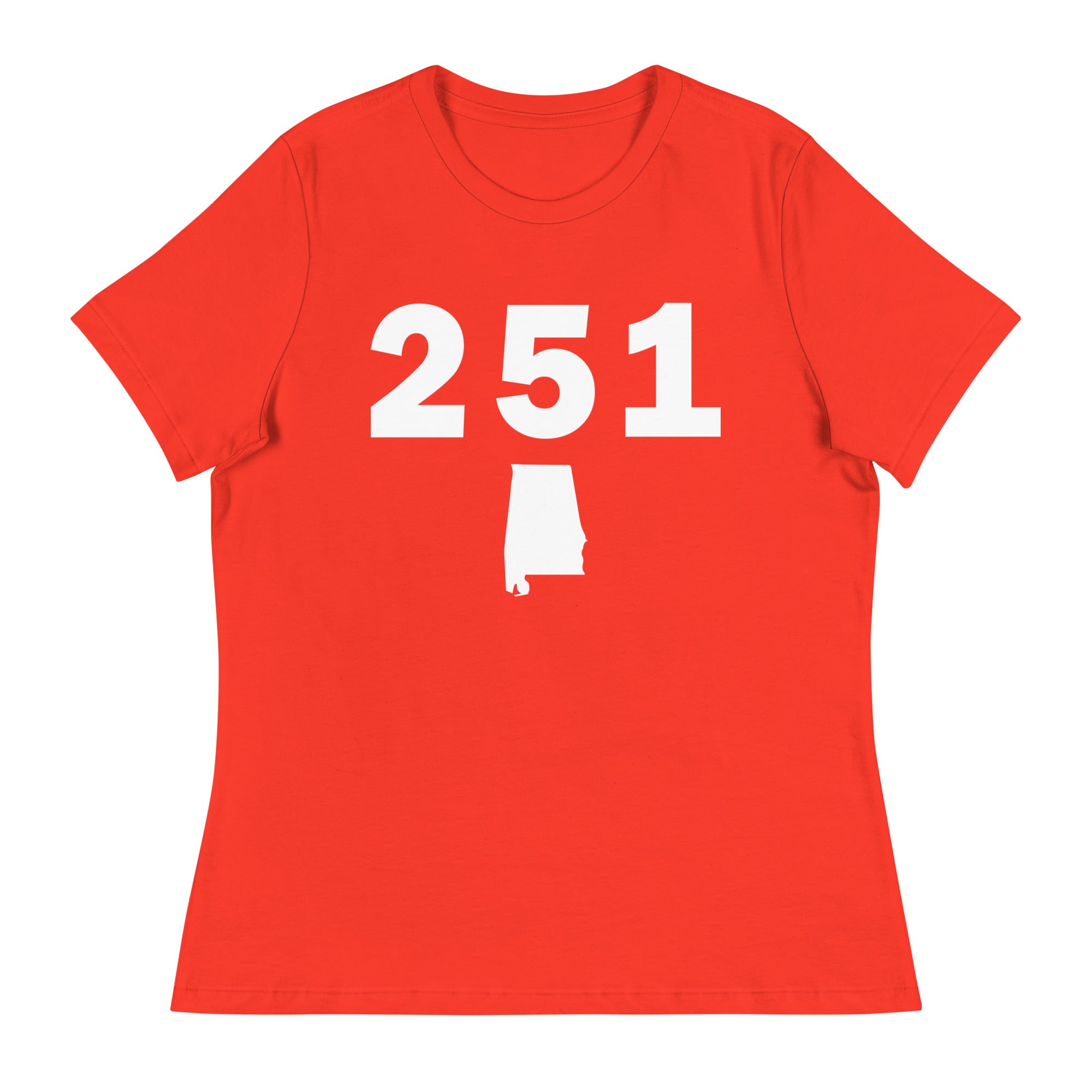251 Area Code Women's Relaxed T Shirt