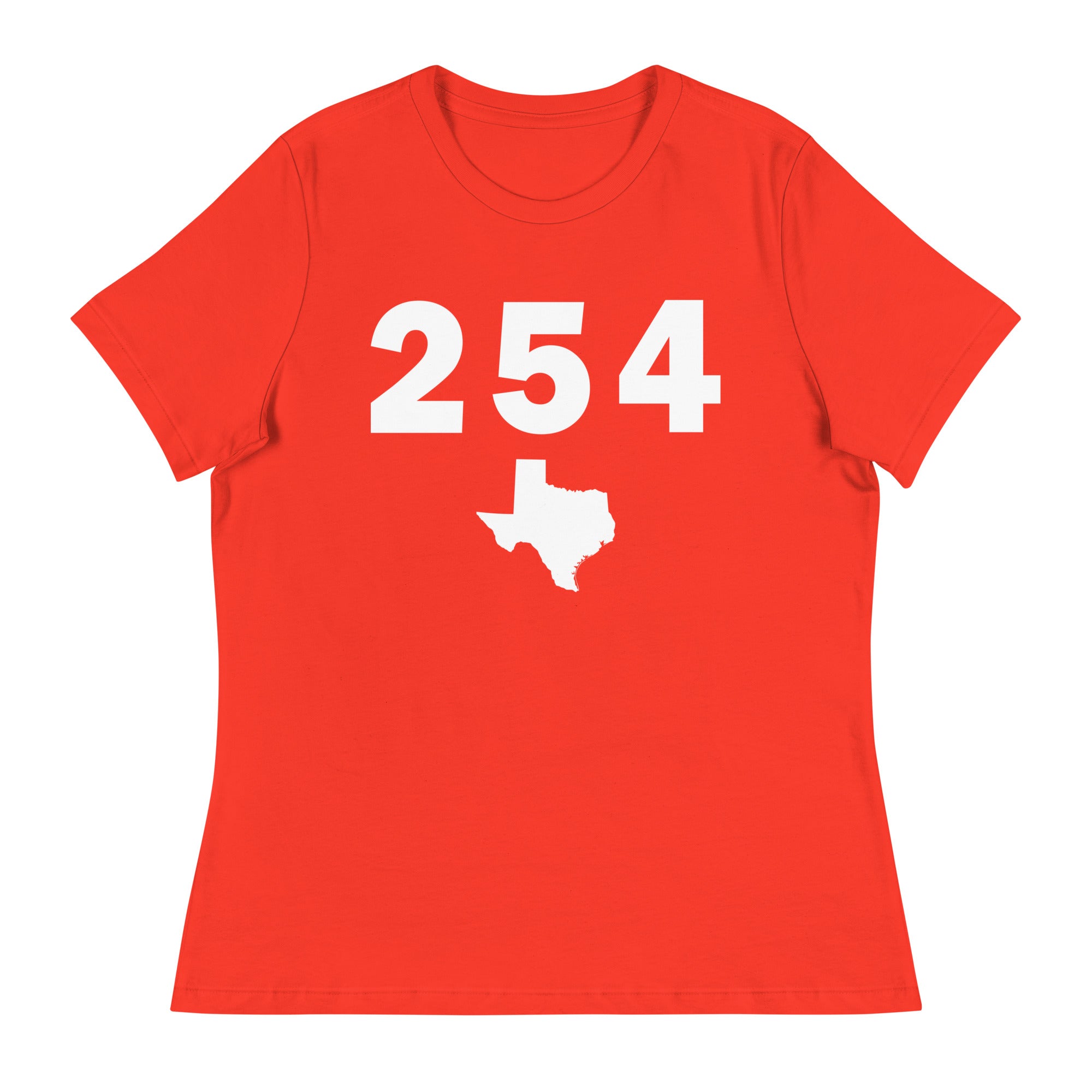 254 Area Code Women's Relaxed T Shirt
