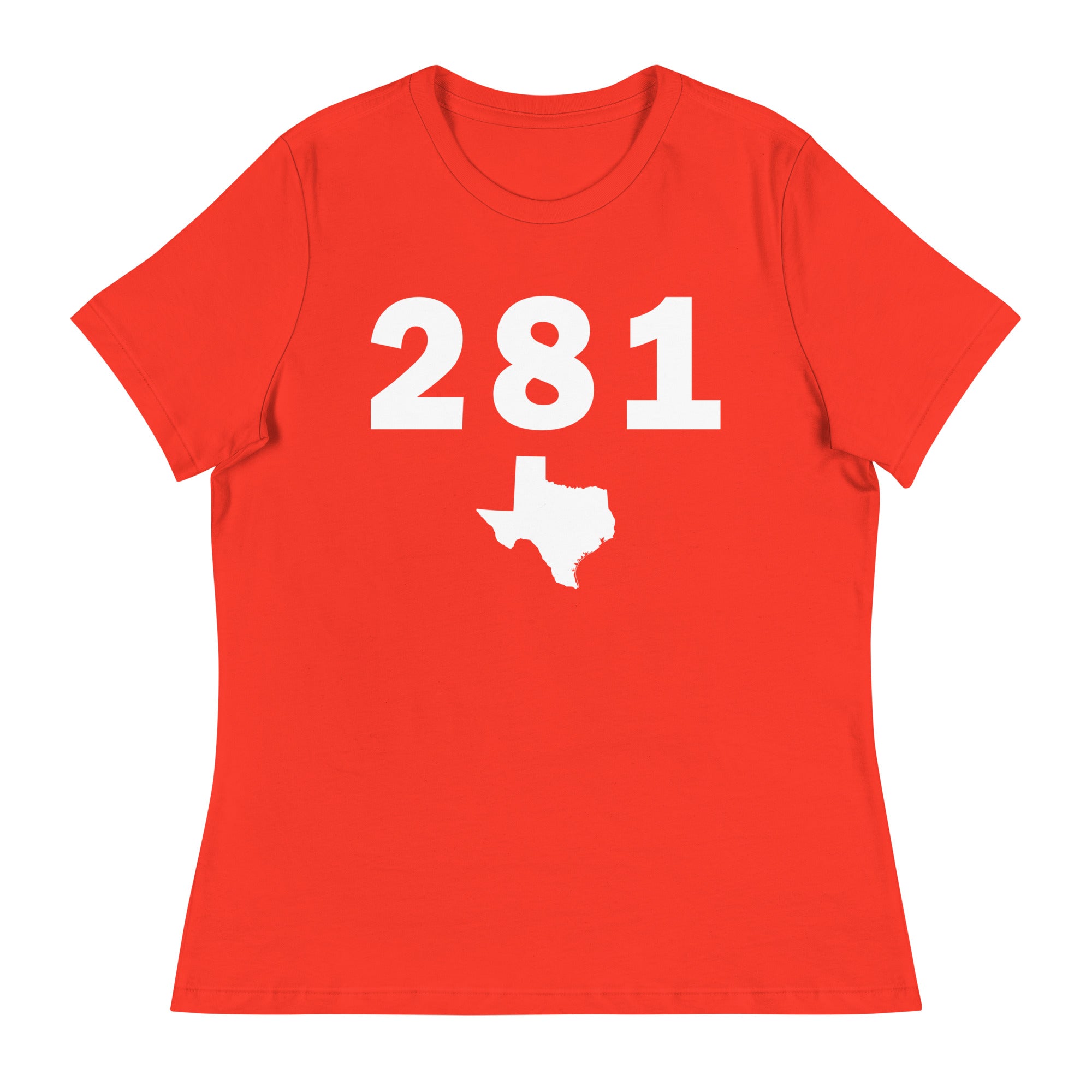 281 Area Code Women's Relaxed T Shirt