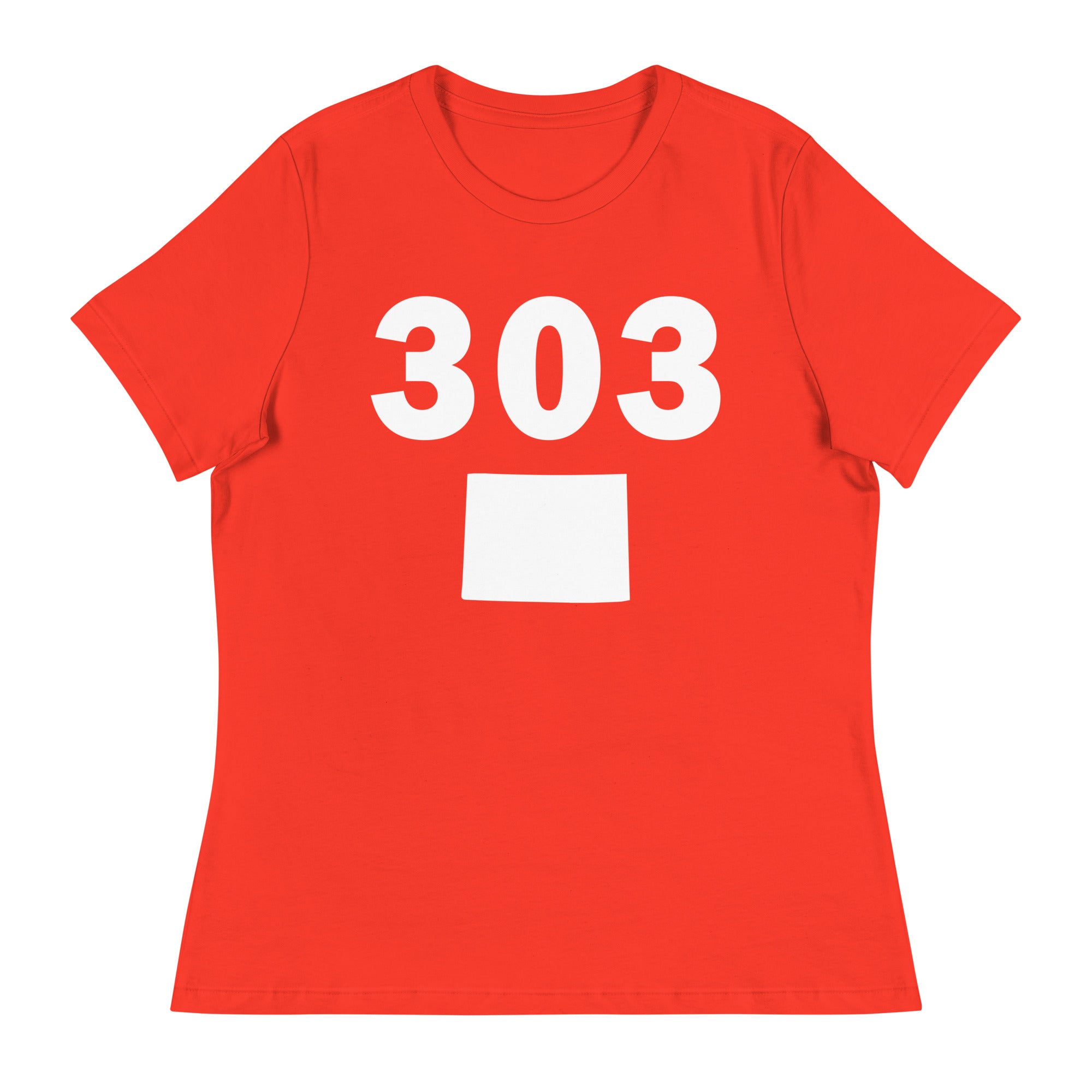 303 Area Code Women's Relaxed T Shirt