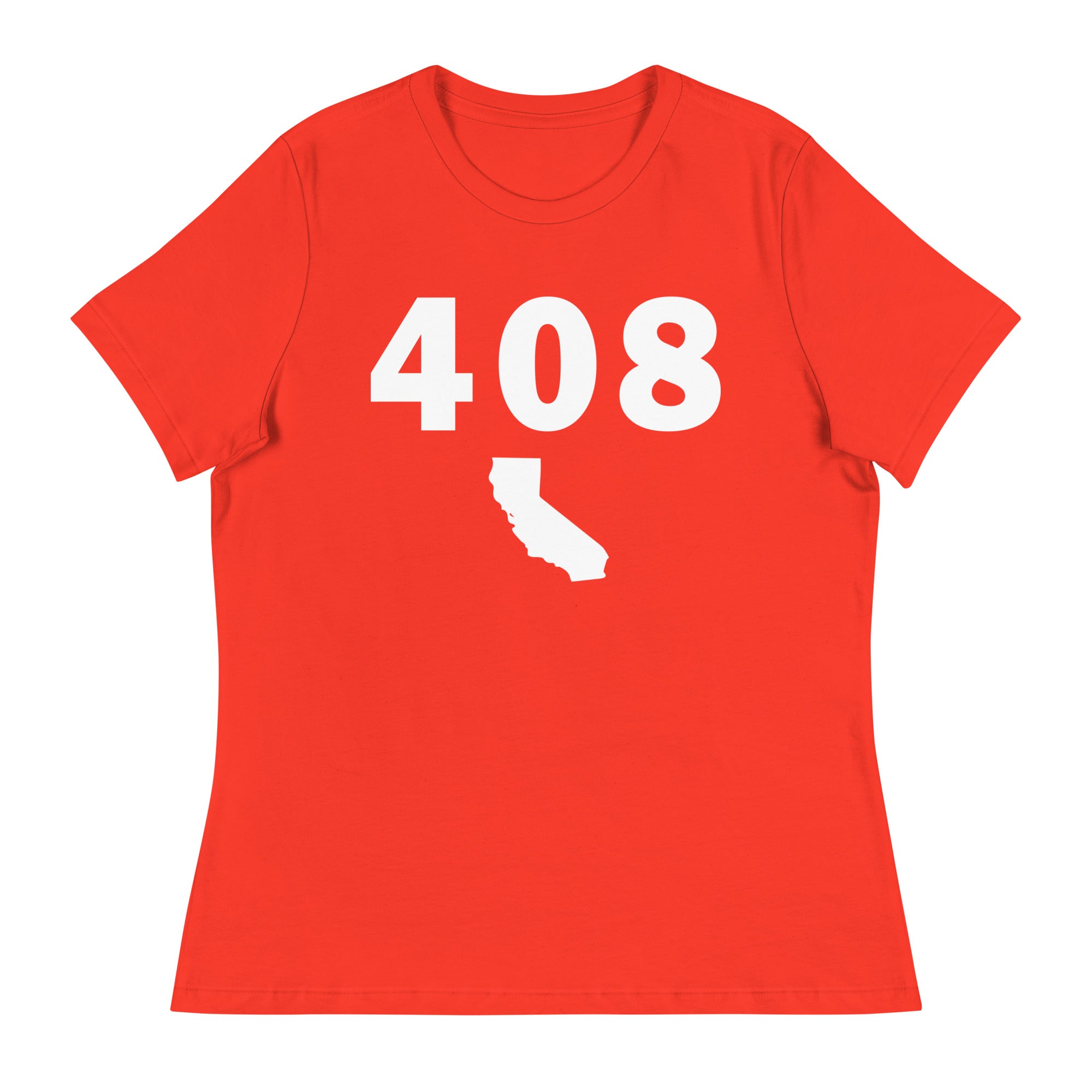 408 Area Code Women's Relaxed T Shirt