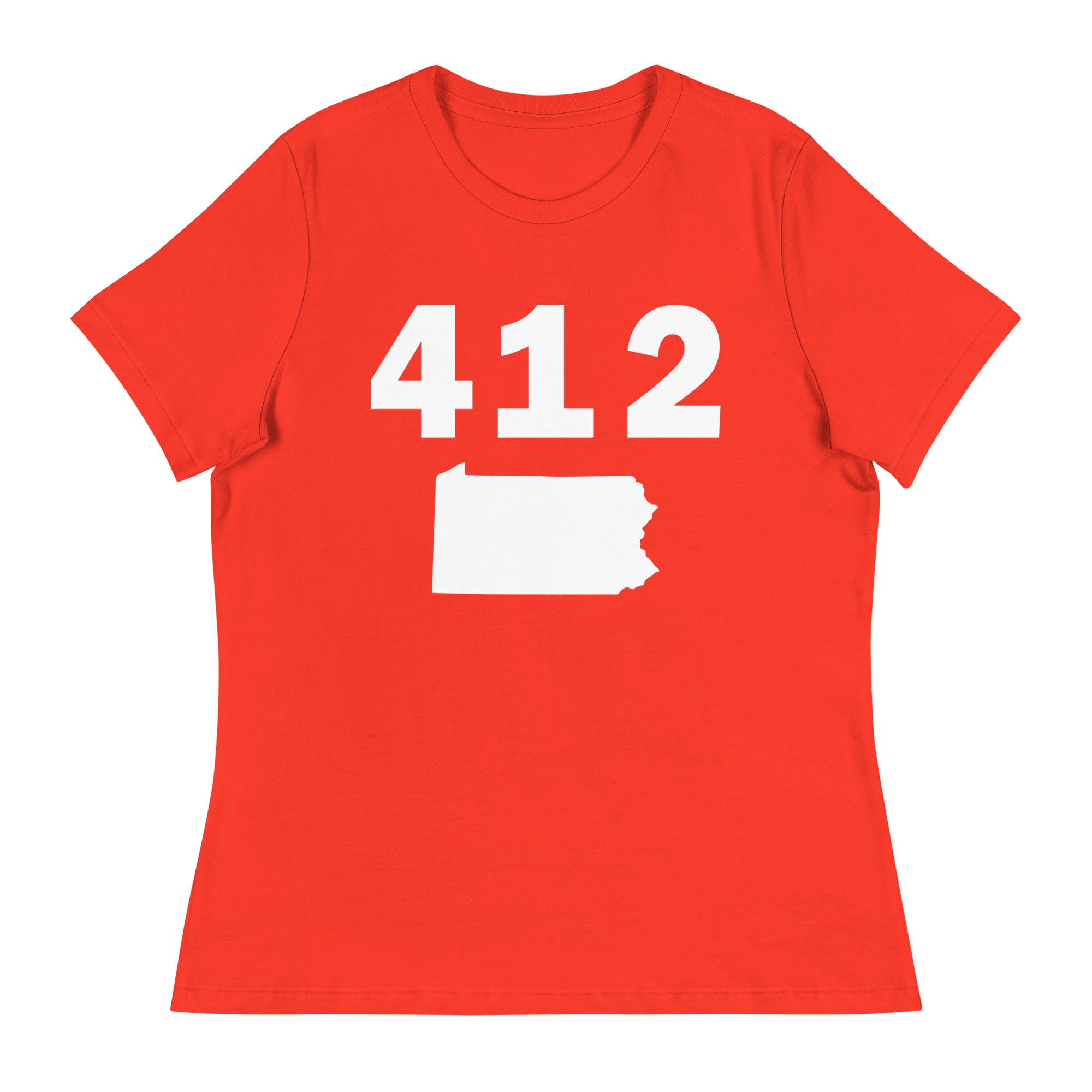 412 Area Code Women's Relaxed T Shirt