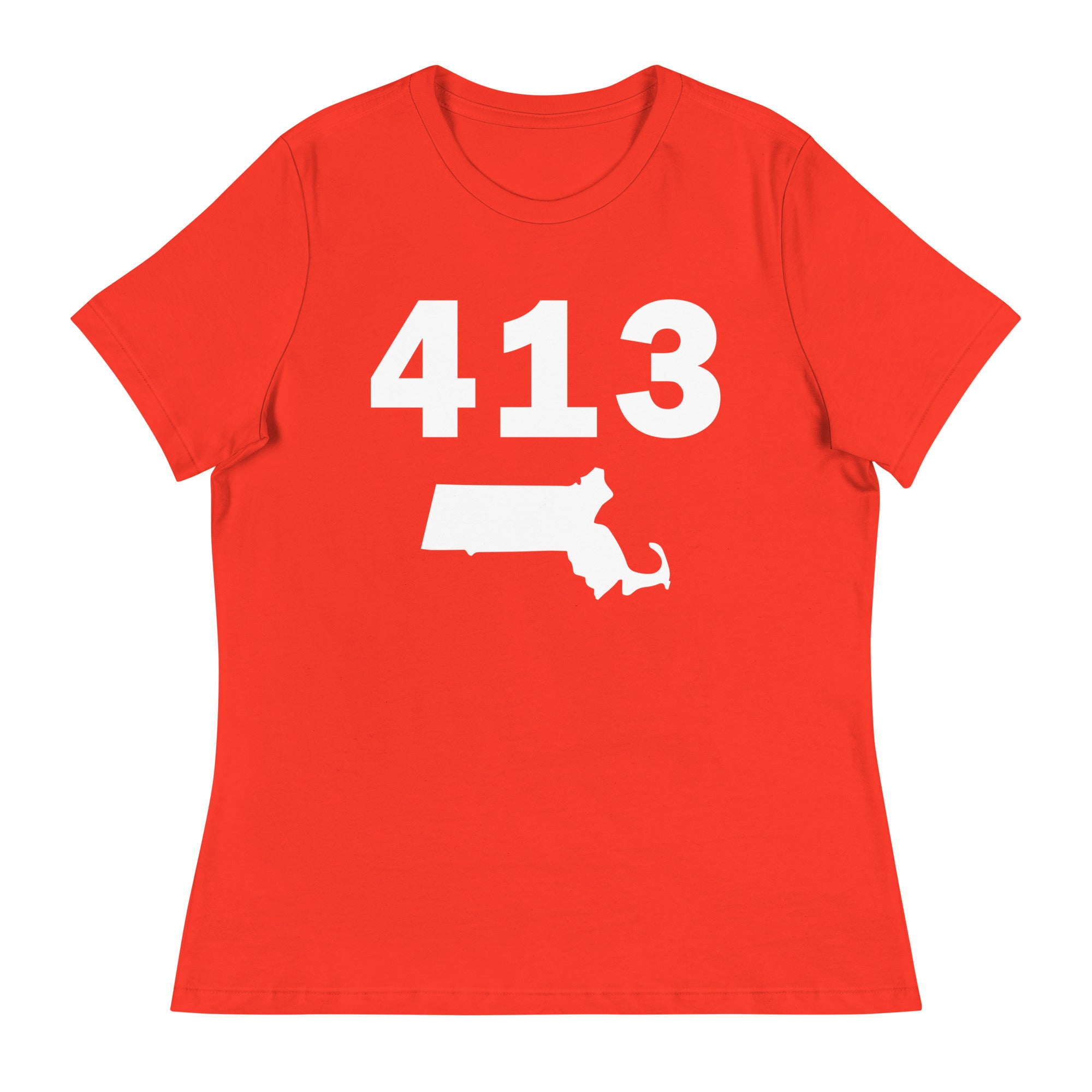 413 Area Code Women's Relaxed T Shirt