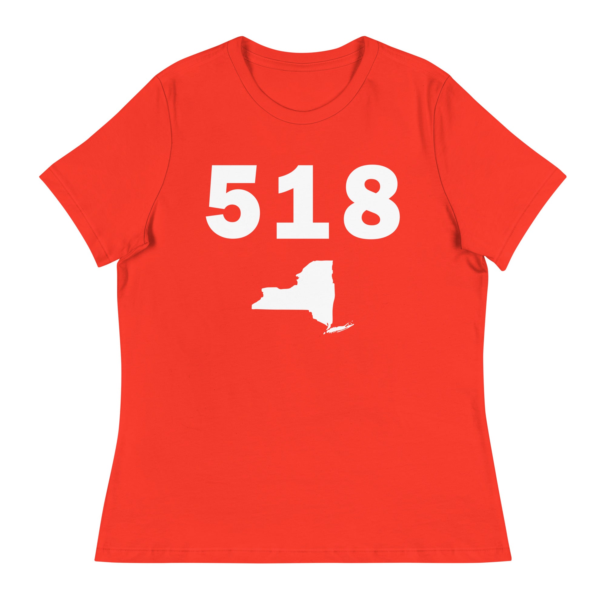 518 Area Code Women's Relaxed T Shirt