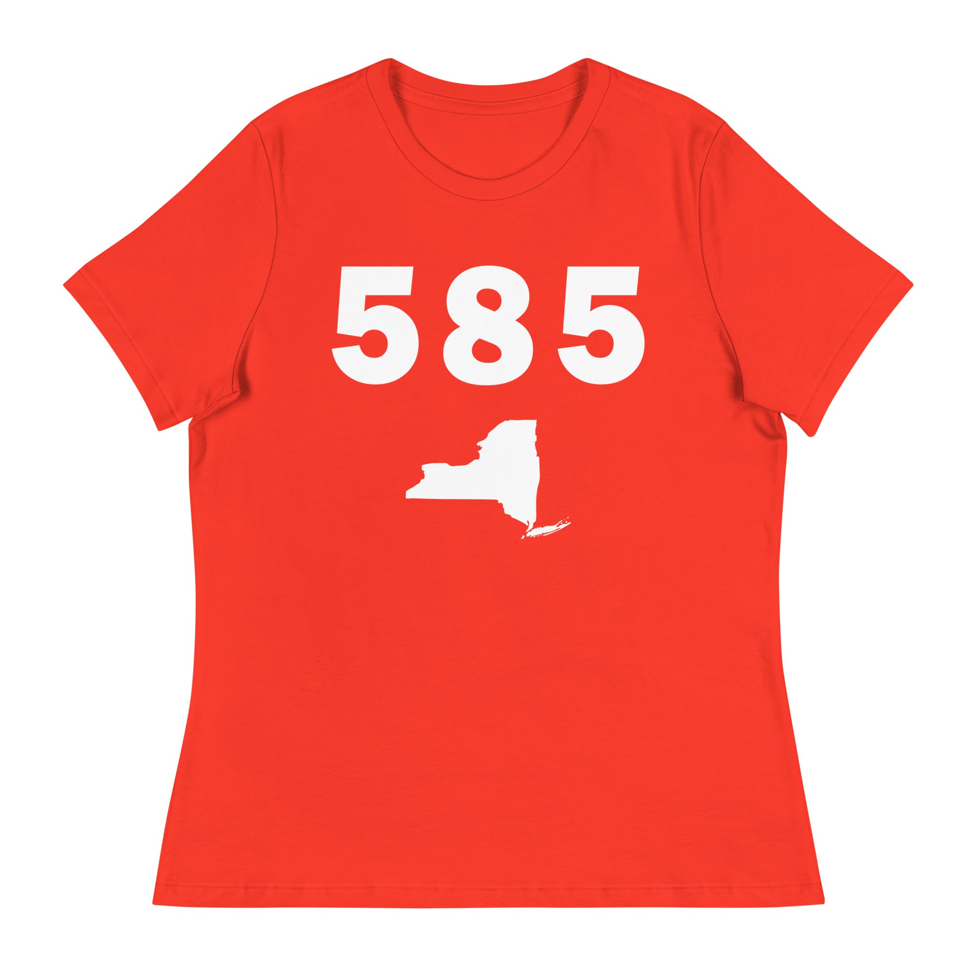 585 Area Code Women's Relaxed T Shirt