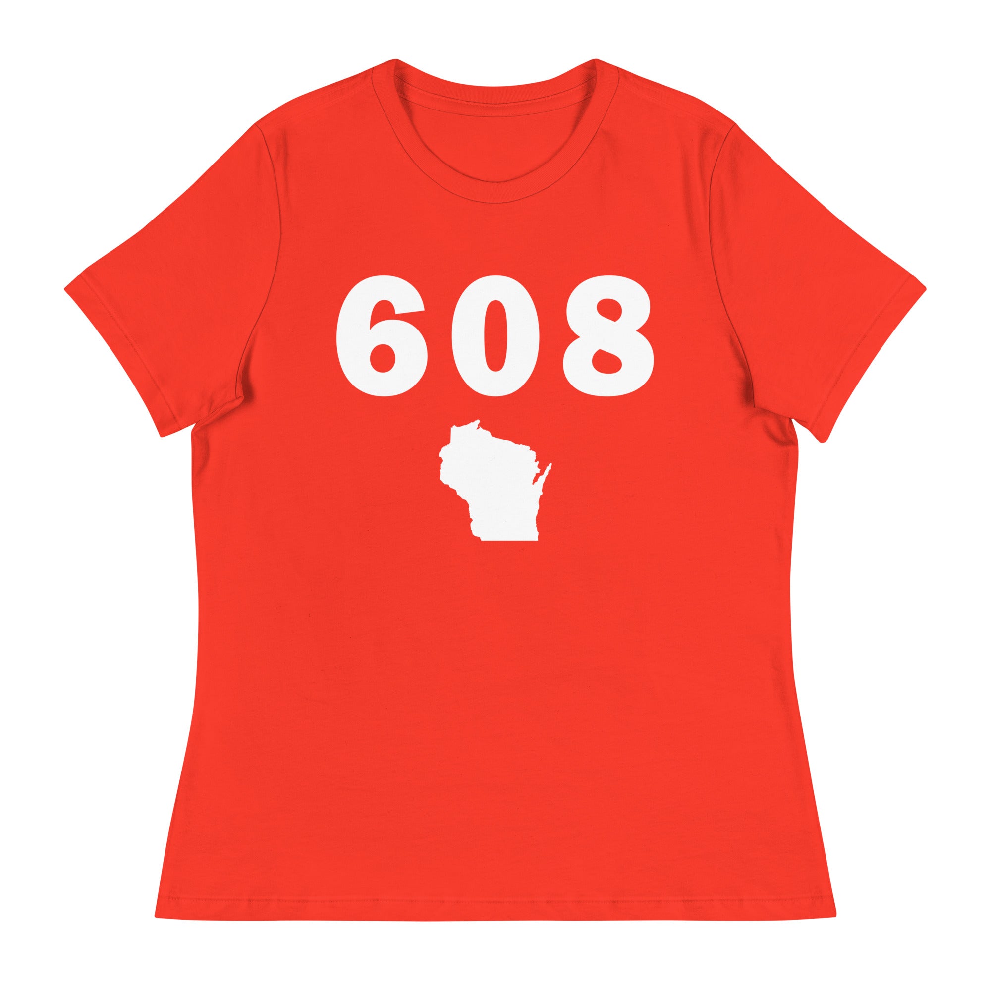 608 Area Code Women's Relaxed T Shirt