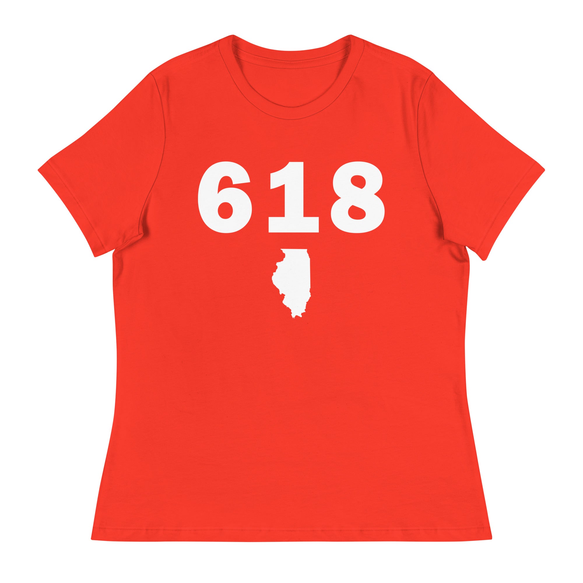 618 Area Code Women's Relaxed T Shirt