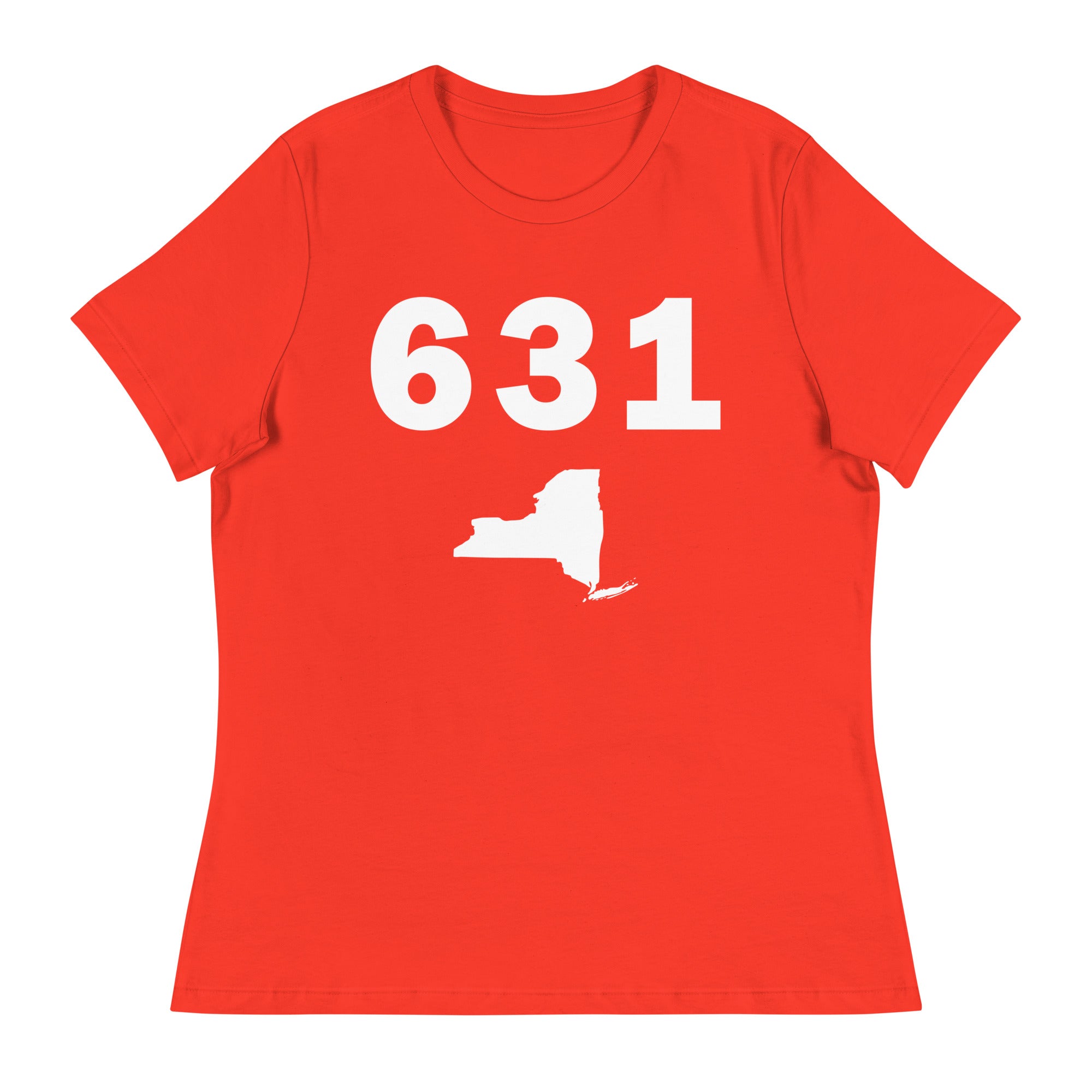 631 Area Code Women's Relaxed T Shirt
